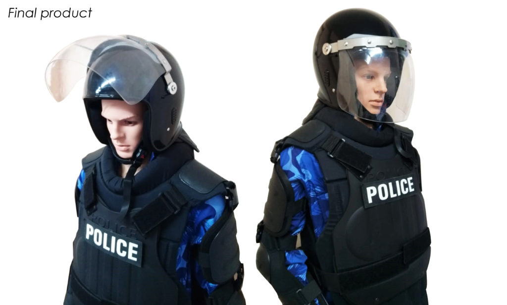 anti riot helmet design